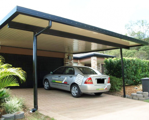 Double Single Skin Carport